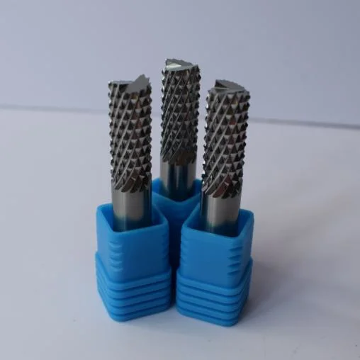 High Quality 3.175mm Metal Engraving Cutters Cutting Tools Carbide Corn Milling Cutter CNC Corn Teeth End Mill for PCB